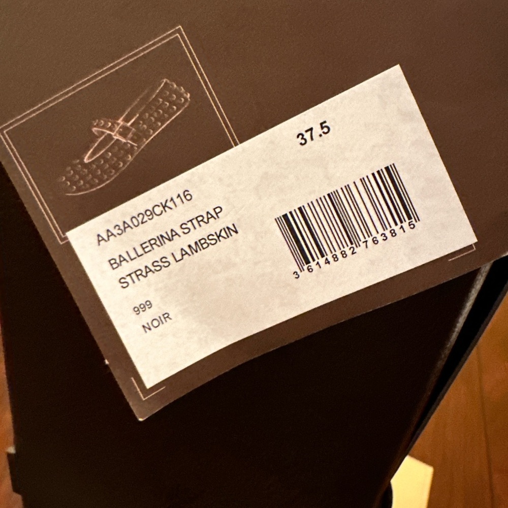 Like New Alaia Mary Jane Ballerina Flats with Studs Allover size 7.5 - Picture 9 of 12